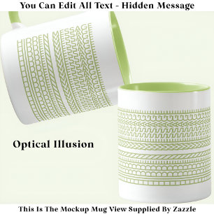 Creëer Uw Eigen Aangepaste Korte Verborgen Bericht Mok