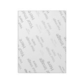 Creëer uw eigen aangepaste laptop - 40 pagina's notitieblok (Linkerzijde)