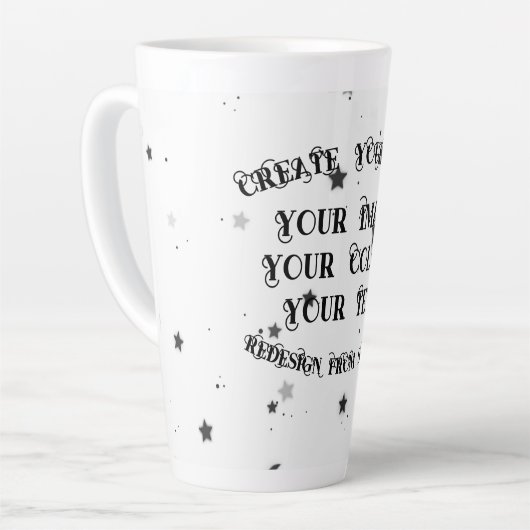 Creëer Uw eigen aangepaste Latte Mok (Linkerhoek)