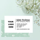 Creëer Uw eigen aangepaste Logo Afbeelding Modern Visitekaartje