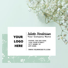 Creëer Uw eigen aangepaste Logo Afbeelding Modern  Visitekaartje