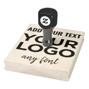 Creëer Uw eigen aangepaste Logo en tekstrubberen s Rubberstempel