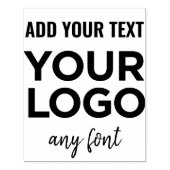 Creëer Uw eigen aangepaste Logo en tekstrubberen s Rubberstempel (Afrduk)