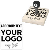 Creëer Uw eigen aangepaste Logo en tekstrubberen s Rubberstempel (Gestempeld)