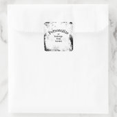 Creëer uw eigen aangepaste Logo/kunst Vierkante Sticker (Tas)