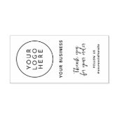 Creëer uw eigen aangepaste Logo Modern Business Zelfinktende Stempel (Design)