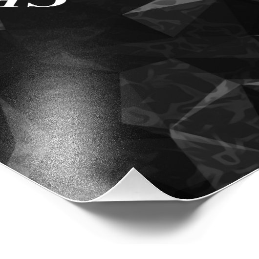 Creëer uw eigen aangepaste Logo/ontwerp Foto Afdruk (Hoek)