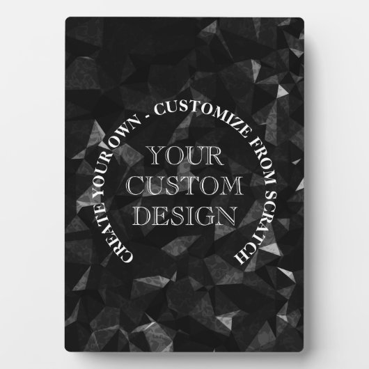 Creëer uw eigen aangepaste Logo/ontwerp Fotoplaat (voorkant)