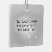 Creëer uw eigen aangepaste Logo/ontwerp Keramisch Ornament (Rechts)