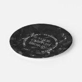 Creëer uw eigen aangepaste Logo/ontwerp Papieren Bordje (Gekanteld)