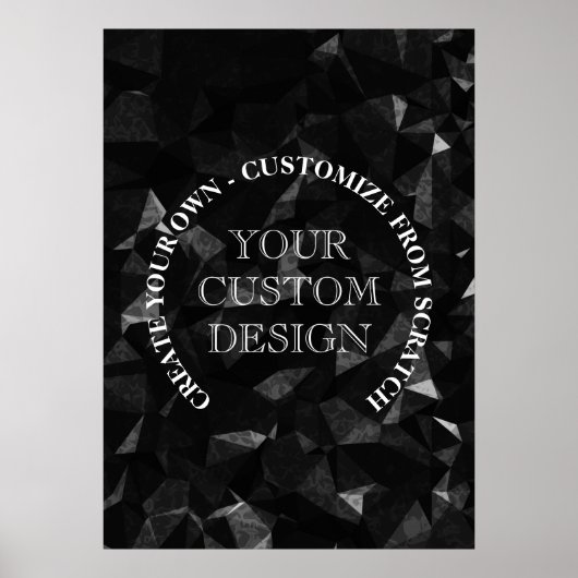 Creëer uw eigen aangepaste Logo/ontwerp Poster (Voorkant)