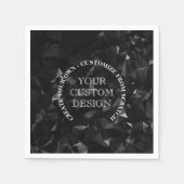 Creëer uw eigen aangepaste Logo/ontwerp Servet (Voorkant)