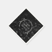 Creëer uw eigen aangepaste Logo/ontwerp Servet (Hoek)