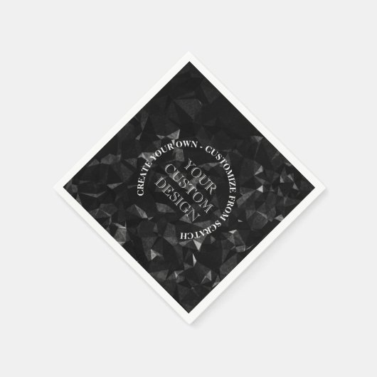 Creëer uw eigen aangepaste Logo/ontwerp Servet (Hoek)