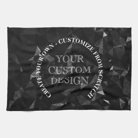 Creëer uw eigen aangepaste Logo/ontwerp Theedoek (Horizontaal)