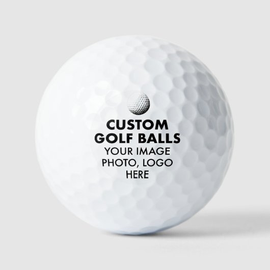Creëer uw eigen aangepaste Logo promotionele golfb Golfballen (Voorkant)