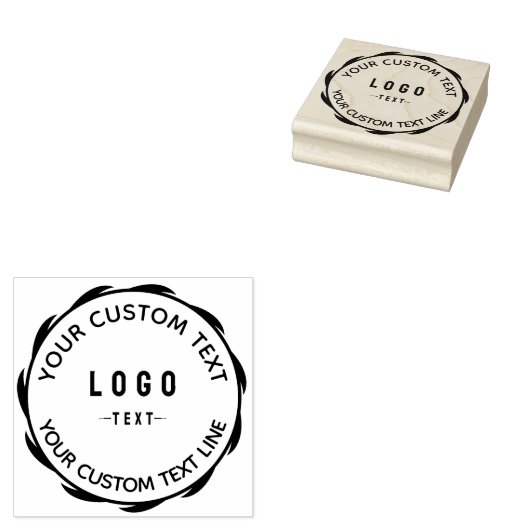 Creëer uw eigen aangepaste Logo Rubberstempel (Gestempeld)