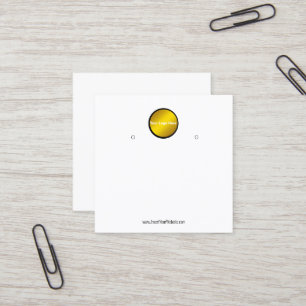 Creëer uw eigen, aangepaste Logo-weergavekaart Vierkante Visitekaartje