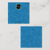 Creëer uw eigen, aangepaste Logo-weergavekaart Vierkante Visitekaartje (Voorkant / Achterkant)