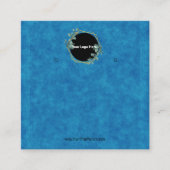 Creëer uw eigen, aangepaste Logo-weergavekaart Vierkante Visitekaartje (Voorkant)