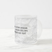 Creëer Uw eigen aangepaste  Matglas Koffiemok (Voorkant rechts)