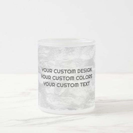 Creëer Uw eigen aangepaste  Matglas Koffiemok (Center)