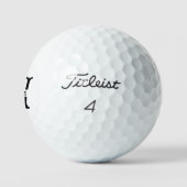 Creëer uw eigen aangepaste merk Monogram golfballe Golfballen (Logo)
