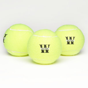 Creëer uw eigen aangepaste merk monogram tennisballen