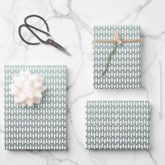 Creëer uw eigen aangepaste merkvisgraat inpakpapier vel (Voorkant)