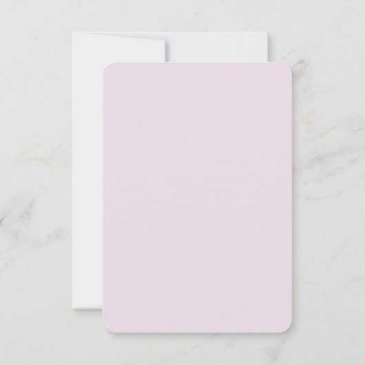 Creëer uw eigen aangepaste minimalist RSVP kaartje (Achterkant)