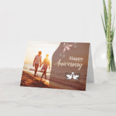 Creëer uw eigen aangepaste moderne Jubileum foto Kaart (Voorkant)