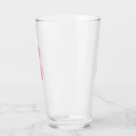 Creëer Uw eigen aangepaste monogram Drink glas (Links)