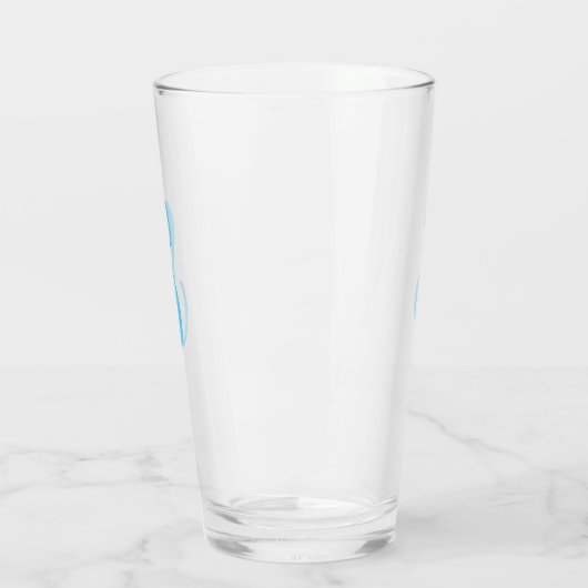 Creëer Uw eigen aangepaste monogram Drink Glas (Links)