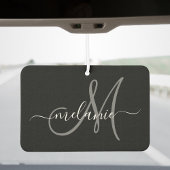 Creëer uw eigen aangepaste monogram en naamscript luchtverfrisser