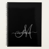 Creëer uw eigen aangepaste monogram en naamscript planner (Voorkant)
