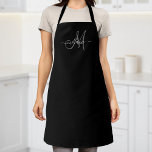 Creëer uw eigen aangepaste monogram en naamscript schort<br><div class="desc">Creëer uw eigen gepersonaliseerd schort met uw douane handgeschreven naam en monogram. Om deze sjabloon van het ontwerp uit te geven, verander de tekstgebieden zoals hierboven getoond. U kunt gemakkelijk meer tekst of afbeeldingen toevoegen, doopvonten en kleuren aanpassen. Behandel jezelf of maak het perfecte cadeau voor familie, vrienden, ouders en...</div>
