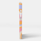 Creëer uw eigen aangepaste naam Boho Rainbow Patte iPhone Hoesje (Linkerkant)