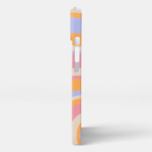 Creëer uw eigen aangepaste naam Boho Rainbow Patte iPhone Hoesje (Linkerkant)