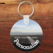 Creëer Uw eigen aangepaste naam foto Sleutelhanger (Voorkant)