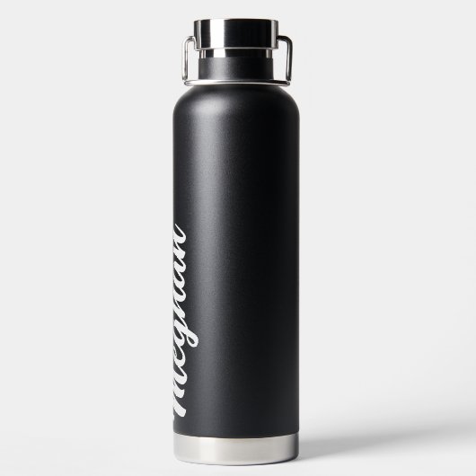 Creëer uw eigen aangepaste naam op maat waterfles (Achterkant)