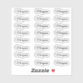 Creëer Uw Eigen Aangepaste Naam van het Moderne Ma Sticker (Vel)