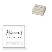 Creëer Uw eigen aangepaste naamillustraties Rubberstempel (Gestempeld)