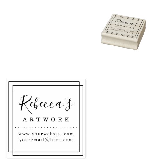 Creëer Uw eigen aangepaste naamillustraties Rubberstempel (Gestempeld)