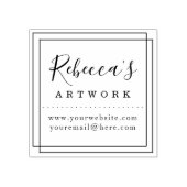 Creëer Uw eigen aangepaste naamillustraties Rubberstempel (Afrduk)