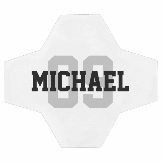 Creëer Uw eigen aangepaste nummer Voetbal (Enkel)