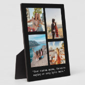 Creëer Uw eigen aangepaste offerte 4 Fotocollage Fotoplaat (Zijkant)