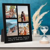 Creëer Uw eigen aangepaste offerte 4 Fotocollage Fotoplaat (Zijkant)