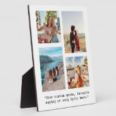 Creëer Uw eigen aangepaste offerte 4 Fotocollage Fotoplaat (Zijkant)