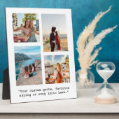Creëer Uw eigen aangepaste offerte 4 Fotocollage Fotoplaat (Zijkant)