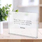 Creëer uw eigen aangepaste offerte acryl blok